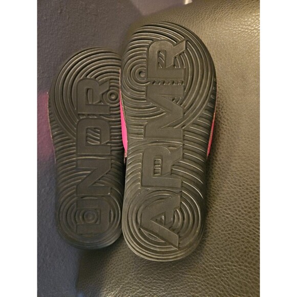 Under Armour Kids Ansa Graphic Logo Slide‎ Sandal, Black/pink, Size 4Y - Picture 5 of 8